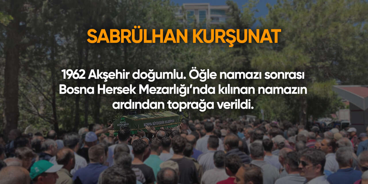 Konya'da bugün vefat edenler | 16 Haziran 2026 6